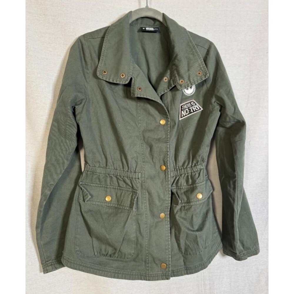 Star Wars Women's Green Utility Military Jacket Her Universe There Is No Try